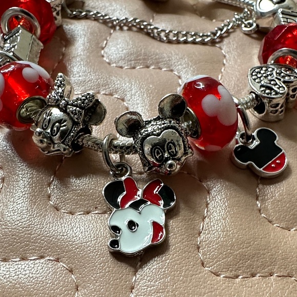 Bracelet Silver Stainless Steel Charm Bracelet - Picture 2 of 9